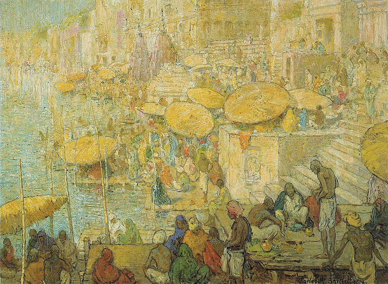 Charles W. Bartlett Benares (No. 1) Spain oil painting art